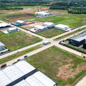 Kavling Industri Legok Luas 5,000 m2 siap bangun, Jalan Lebar instruktur ready