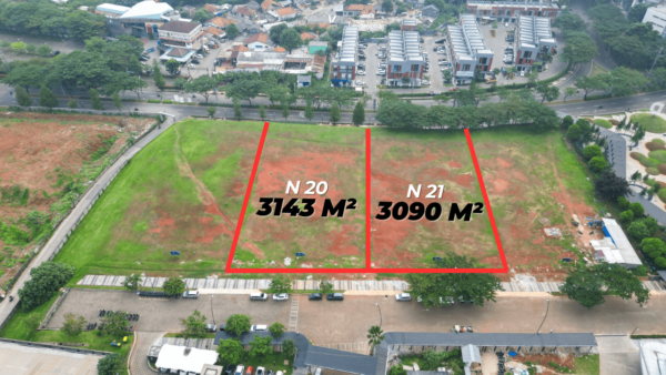 Kavling Komersial Digital Hub BSD City Luas 3090 m2